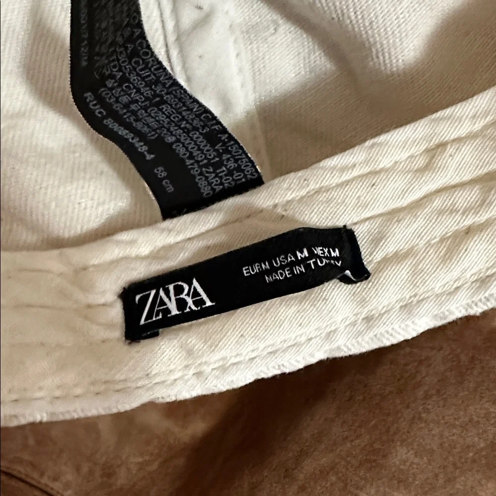 Zara Cream Baseball Cap